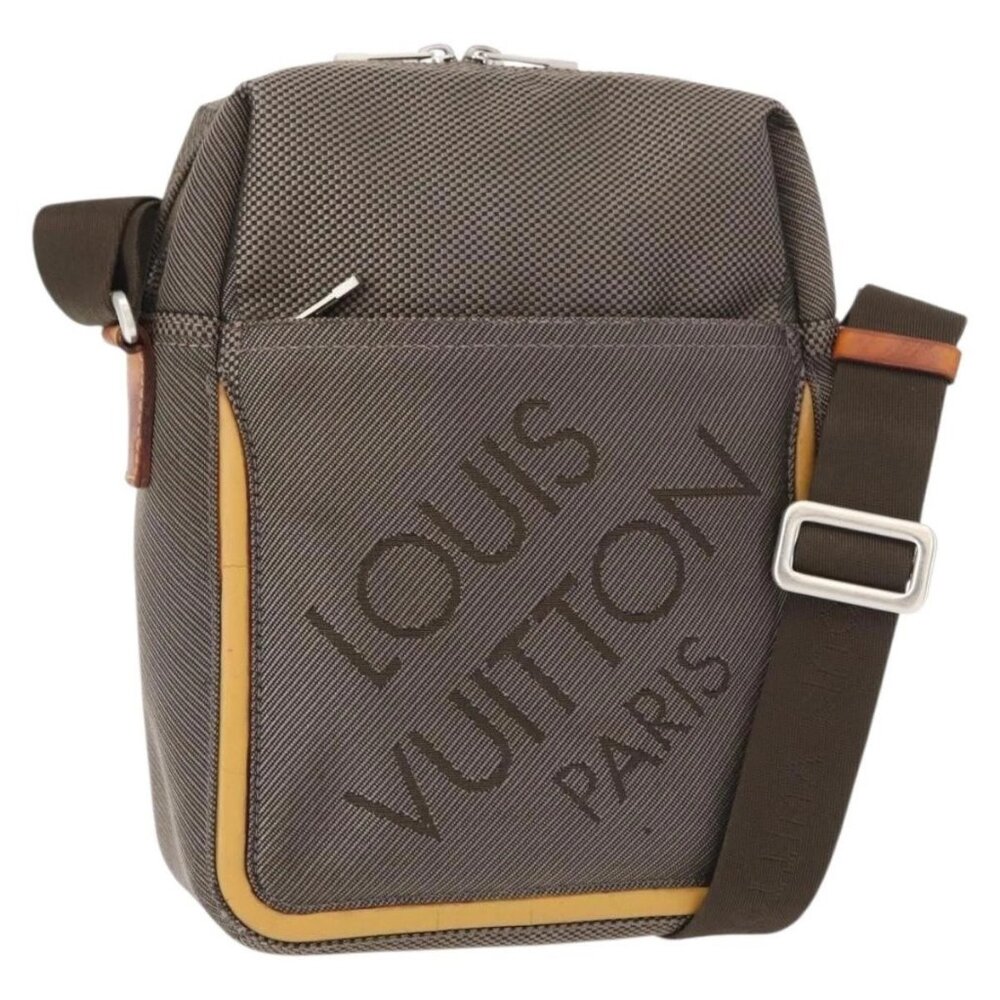 LOUIS VUITTON Damier Geant Sitadan MM Shoulder Bag Brown